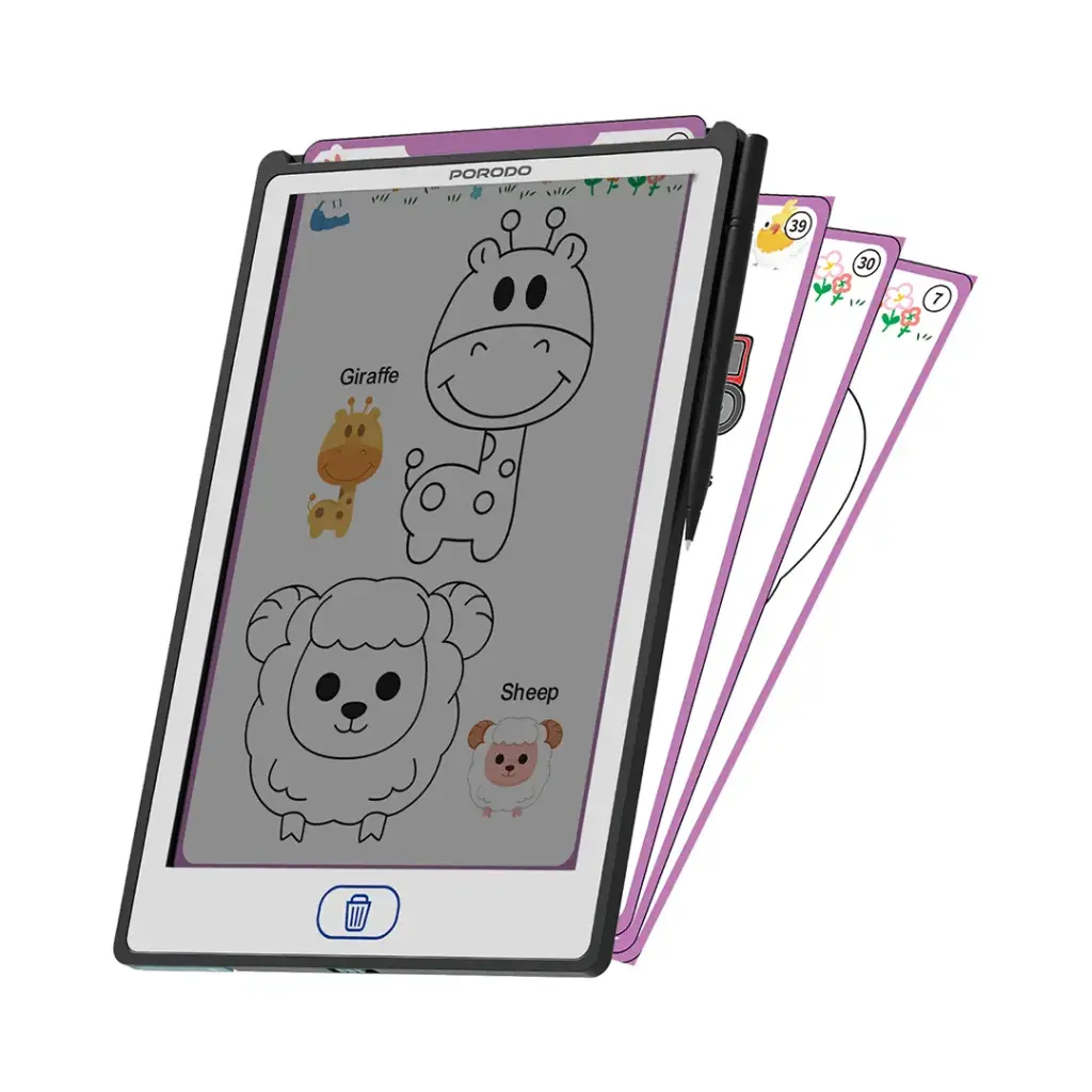 Porodo Kids Writing Tablet(PD-LFST095-PK) Porodo Kids Writing Tablet(PD-LFST095-PK)